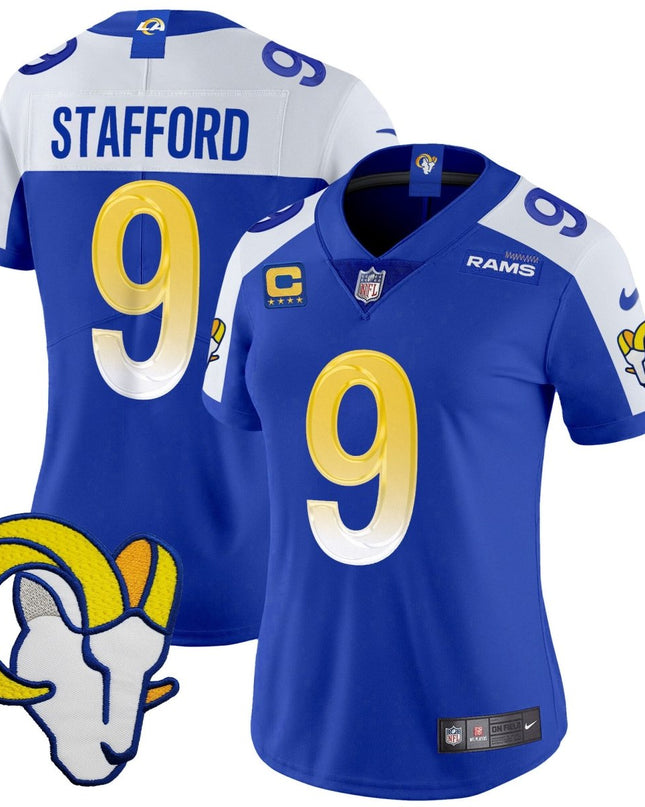 Women's Rams Vapor Limited Jersey V2 - All Stitched LAR_KDZ - KINDOZY