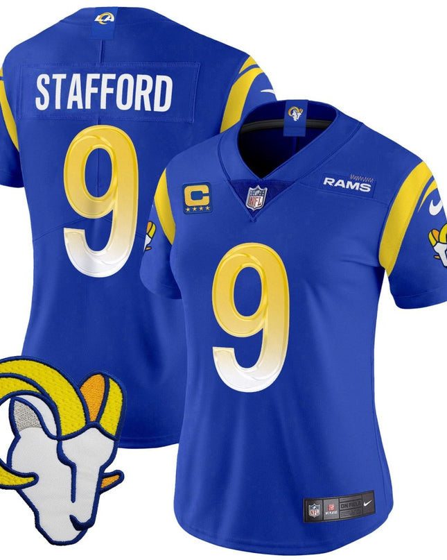 Women's Rams Vapor Limited Jersey V2 - All Stitched LAR_KDZ - KINDOZY