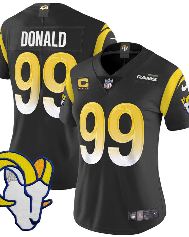 Women's Rams Vapor Limited Jersey V2 - All Stitched LAR_KDZ - KINDOZY