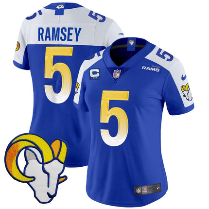 Women's Rams Vapor Limited Jersey V2 - All Stitched LAR_KDZ - KINDOZY