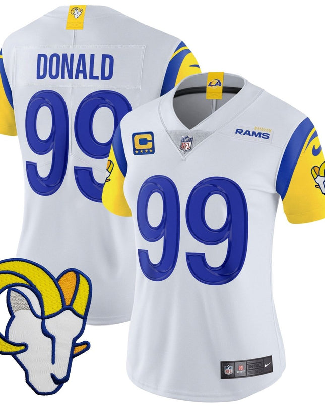 Women's Rams Vapor Limited Jersey V2 - All Stitched LAR_KDZ - KINDOZY