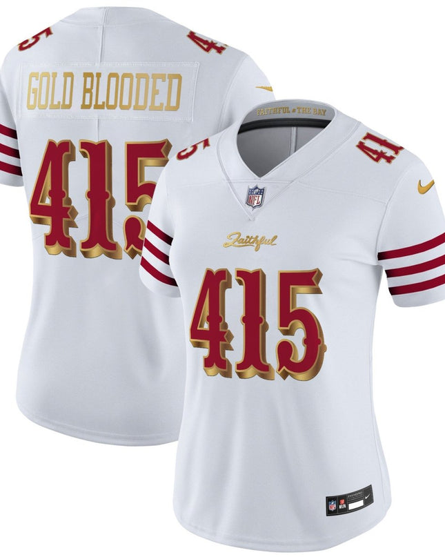 Women's San Francisco 49ers 2025 “Rivalries” Vapor Limited Jersey - All Stitched SF49_KDZ - KINDOZY