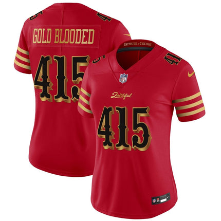 Women's San Francisco 49ers 2025 “Rivalries” Vapor Limited Jersey - All Stitched SF49_KDZ - KINDOZY