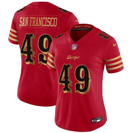 Women's San Francisco 49ers 2025 “Rivalries” Vapor Limited Jersey - All Stitched SF49_KDZ - KINDOZY