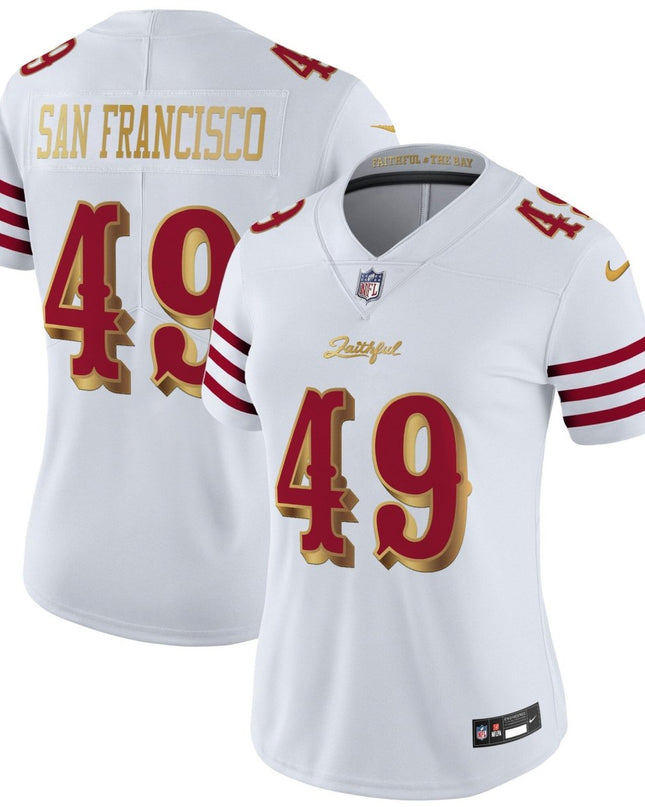 Women's San Francisco 49ers 2025 “Rivalries” Vapor Limited Jersey - All Stitched SF49_KDZ - KINDOZY