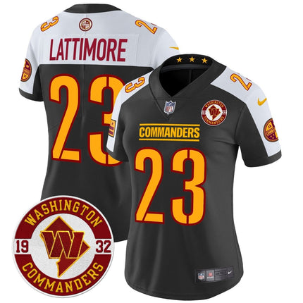 Women's Washington Commanders 2024 Vapor Limited Jersey - Est. 1932 Patch - All Stitched WASCOM_KDZ - KINDOZY