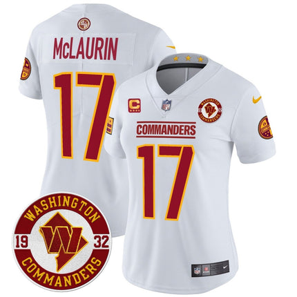 Women's Washington Commanders 2024 Vapor Limited Jersey - Est. 1932 Patch - All Stitched WASCOM_KDZ - KINDOZY