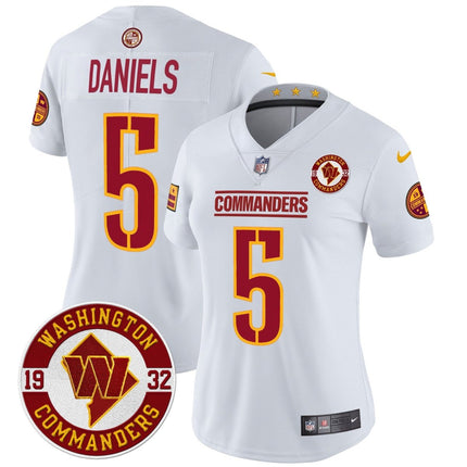 Women's Washington Commanders 2024 Vapor Limited Jersey - Est. 1932 Patch - All Stitched WASCOM_KDZ - KINDOZY