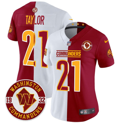 Women's Washington Commanders 2024 Vapor Limited Jersey - Est. 1932 Patch - All Stitched WASCOM_KDZ - KINDOZY