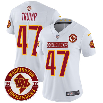 Women's Washington Commanders 2024 Vapor Limited Jersey - Est. 1932 Patch - All Stitched WASCOM_KDZ - KINDOZY