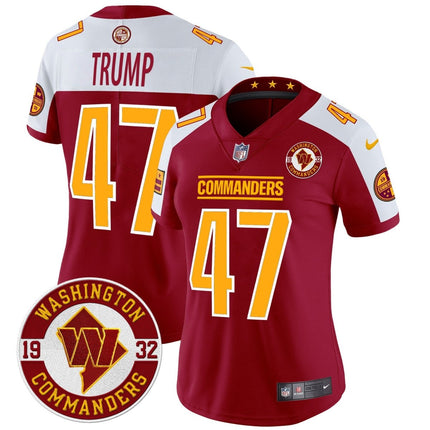 Women's Washington Commanders 2024 Vapor Limited Jersey - Est. 1932 Patch - All Stitched WASCOM_KDZ - KINDOZY