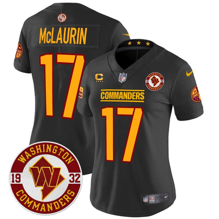 Women's Washington Commanders 2024 Vapor Limited Jersey - Est. 1932 Patch - All Stitched WASCOM_KDZ - KINDOZY