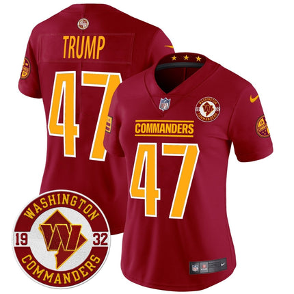 Women's Washington Commanders 2024 Vapor Limited Jersey - Est. 1932 Patch - All Stitched WASCOM_KDZ - KINDOZY