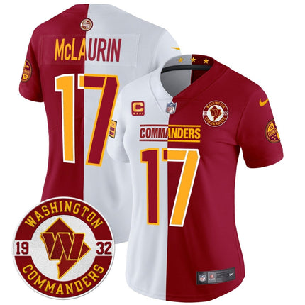 Women's Washington Commanders 2024 Vapor Limited Jersey - Est. 1932 Patch - All Stitched WASCOM_KDZ - KINDOZY