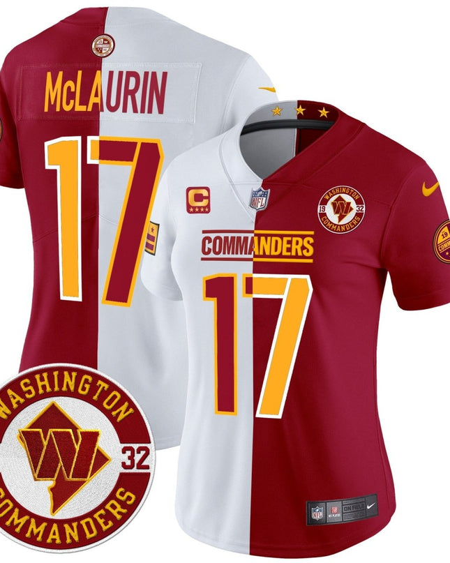 Women's Washington Commanders 2024 Vapor Limited Jersey - Est. 1932 Patch - All Stitched WASCOM_KDZ - KINDOZY