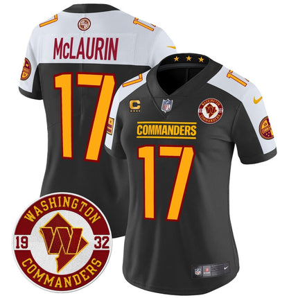 Women's Washington Commanders 2024 Vapor Limited Jersey - Est. 1932 Patch - All Stitched WASCOM_KDZ - KINDOZY