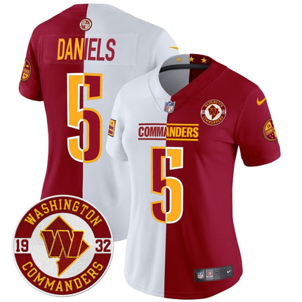 Women's Washington Commanders 2024 Vapor Limited Jersey - Est. 1932 Patch - All Stitched WASCOM_KDZ - KINDOZY