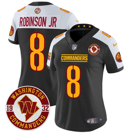 Women's Washington Commanders 2024 Vapor Limited Jersey - Est. 1932 Patch - All Stitched WASCOM_KDZ - KINDOZY