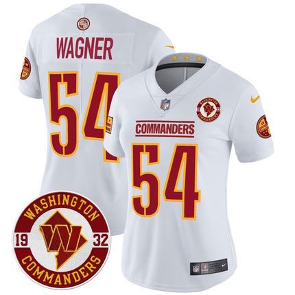 Women's Washington Commanders 2024 Vapor Limited Jersey - Est. 1932 Patch - All Stitched WASCOM_KDZ - KINDOZY