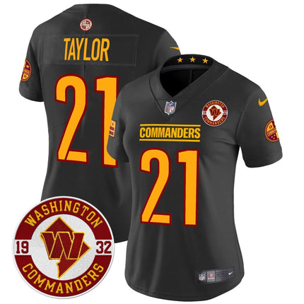 Women's Washington Commanders 2024 Vapor Limited Jersey - Est. 1932 Patch - All Stitched WASCOM_KDZ - KINDOZY