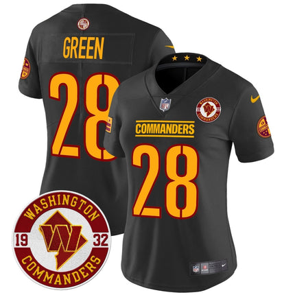 Women's Washington Commanders 2024 Vapor Limited Jersey - Est. 1932 Patch - All Stitched WASCOM_KDZ - KINDOZY