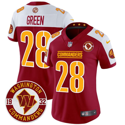 Women's Washington Commanders 2024 Vapor Limited Jersey - Est. 1932 Patch - All Stitched WASCOM_KDZ - KINDOZY