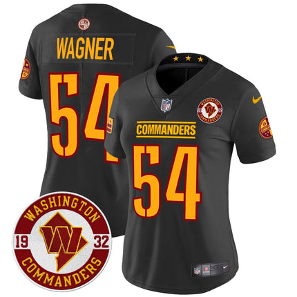 Women's Washington Commanders 2024 Vapor Limited Jersey - Est. 1932 Patch - All Stitched WASCOM_KDZ - KINDOZY