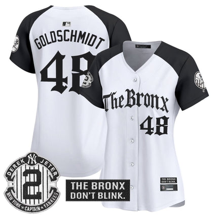 Women's Yankees 'The Bronx - Gothic Ink Drop Edition' Vapor Premier Limited Jersey - All Stitched - KINDOZY